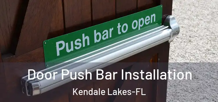  Door Push Bar Installation Kendale Lakes-FL